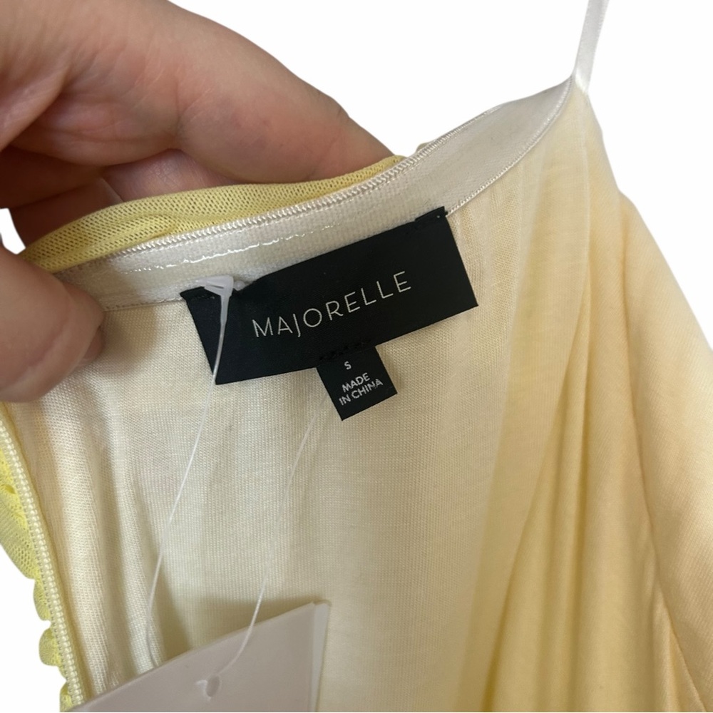 MAJORELLE Giules Gown in Light Yellow - Picture 7 of 9